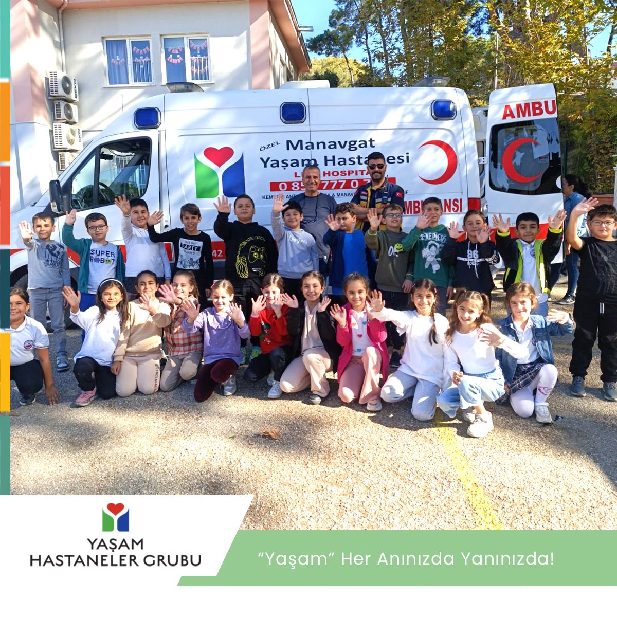 Manavgat Yaşam Hastanesi Ambulans Ziyareti - Milli Egemenlik İlköğretim Okulu 30.10.2024